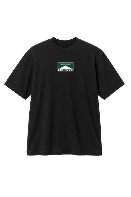 Alfawerks Training Tee - Vintage black
